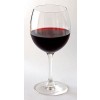 Glas rode wijn
